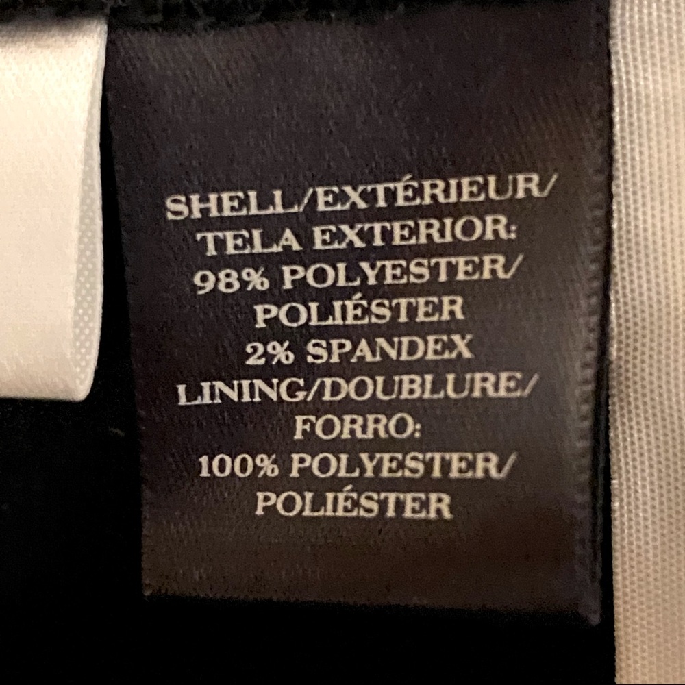 Ann Taylor Fit and Flare Cream and Black Dress sz 12 - Picture 11 of 13